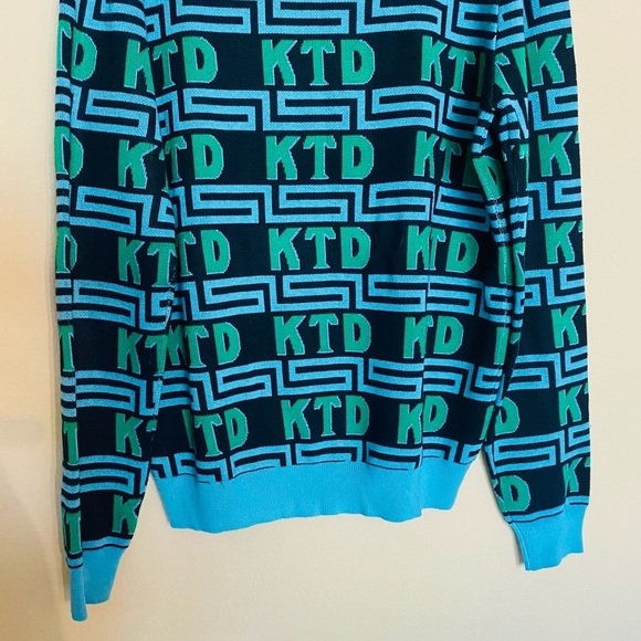 RARE Kentucky Derby Turtle KTD  Sweater Size Large Knit Unique Item - Picture 10 of 12